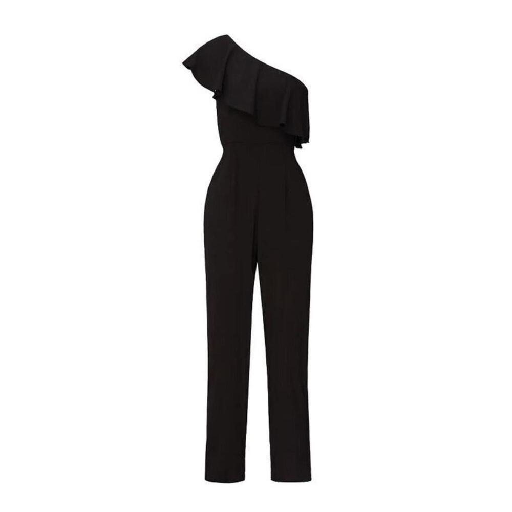 Yumi Kim Black One-Shoulder Jumpsuit